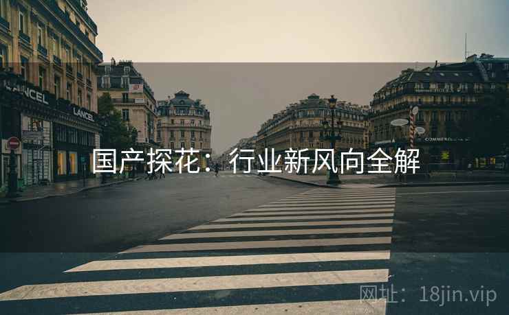 国产探花：行业新风向全解