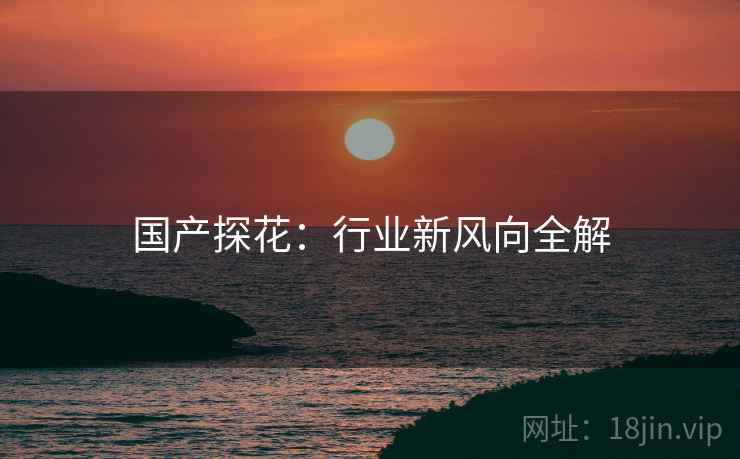 国产探花：行业新风向全解