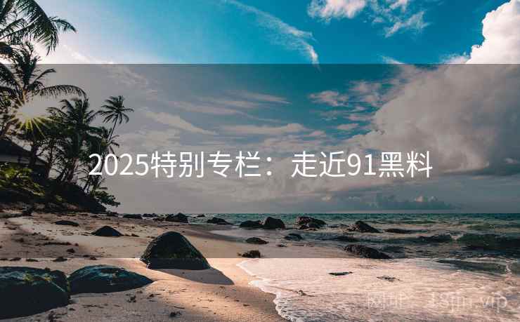 2025特别专栏：走近91黑料